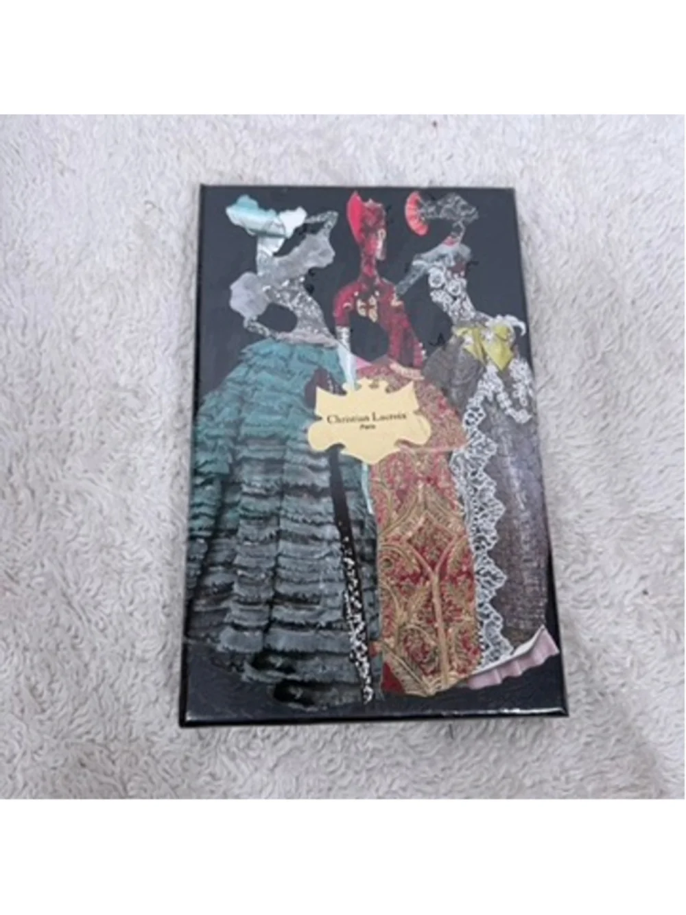 Christian Lacroix Les Madones Notecards Sealed Box 6 Diecut Cards Foil Envelopes